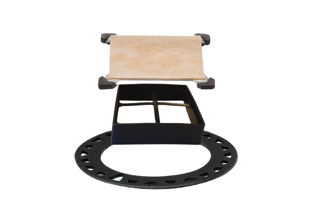 KD4GRKECS SCHLUTER KERDI-DRAIN TILEABLE 4" GRATE KIT