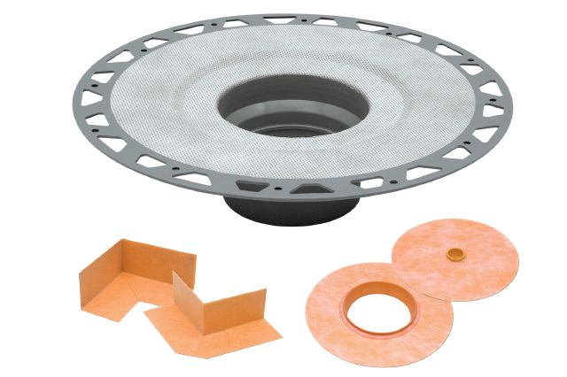 KD2FLKPVC10 SCHLUTER KERDI-DRAIN 2" PVC FLANGE KIT (10)