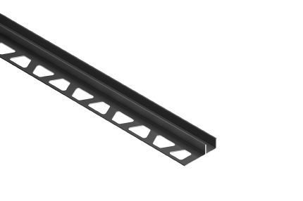 DECO-SG PROFILÉ RAINURE 3/8" ALU NOIR MAT 12